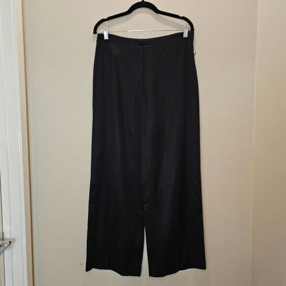 Helmut Lang Women's Vintage Wide Leg Black Pants Size 8 - Picture 1 of 8